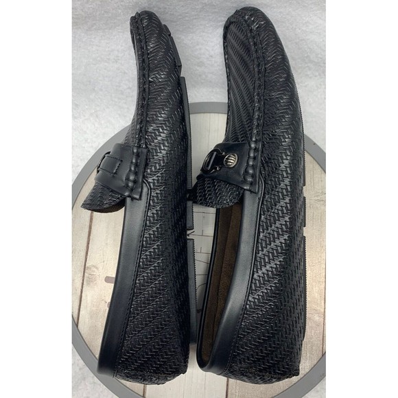 Mecca Driving Moccasins Casual Shoes Black Men’s Size US 12 Slip On Lightweight - Picture 9 of 14